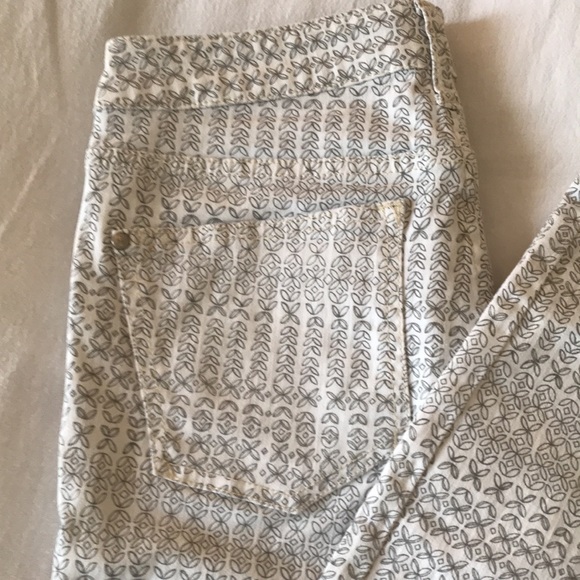 Pilcro and the Letterpress Stet Morocco Print Jeans Size 28 NWOT - Picture 5 of 9